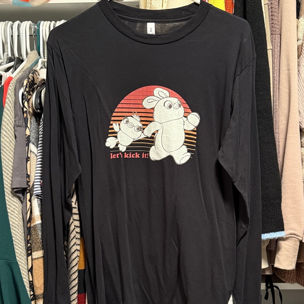 EUC Pixar Ducky and Bunny long sleeve shirt